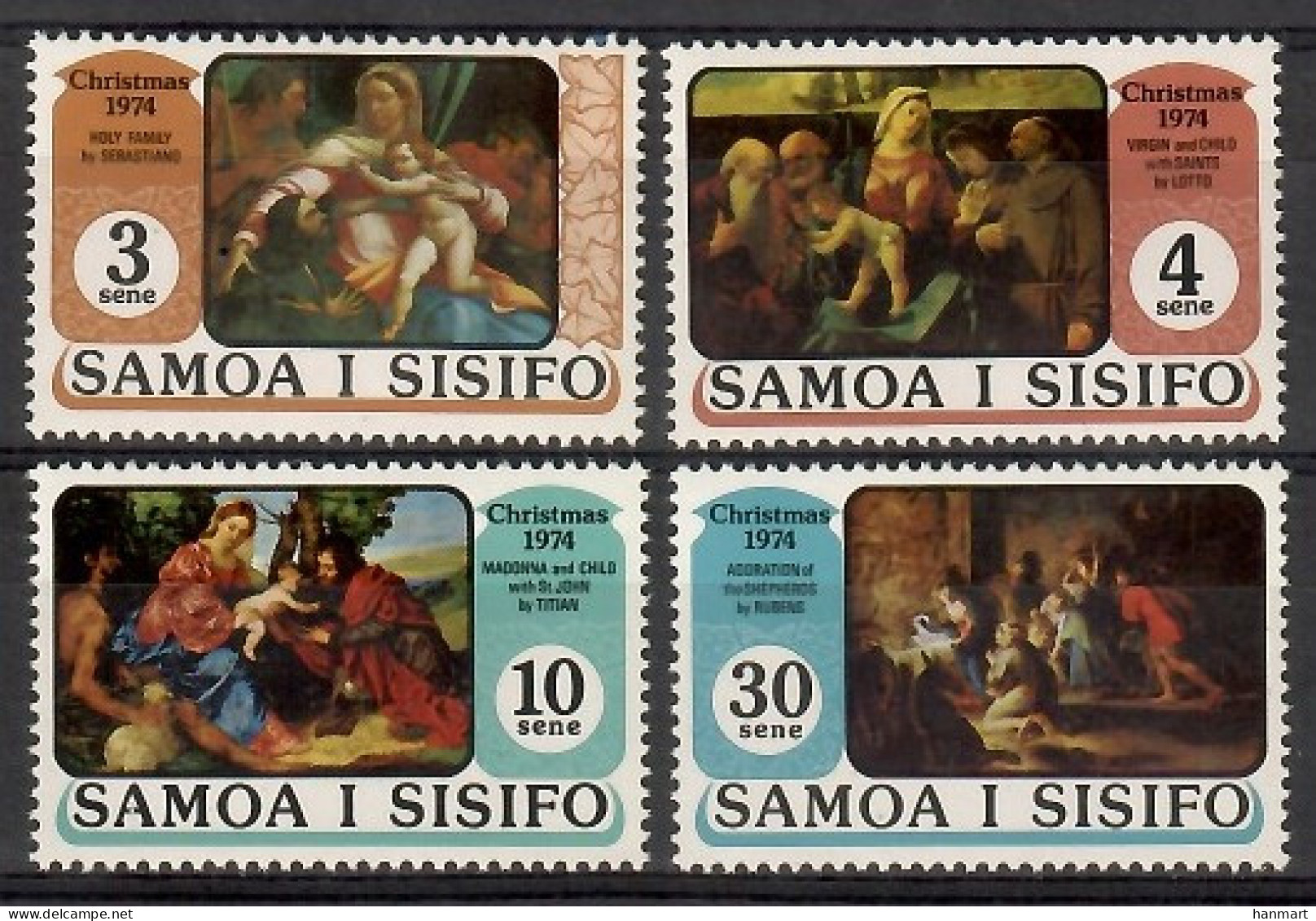 Samoa 1974 Mi 306-309 MNH  (ZS7 SMA306-309) - Andere