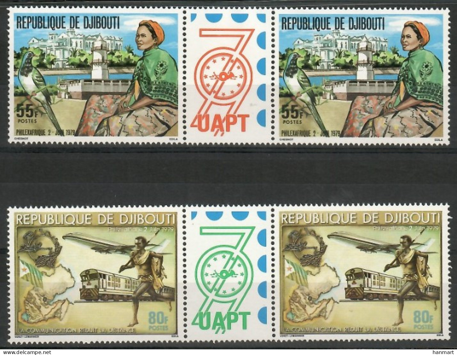 Djibouti 1979 Mi 251-252 MNH  (ZS4 DJBdre251-252) - Géographie