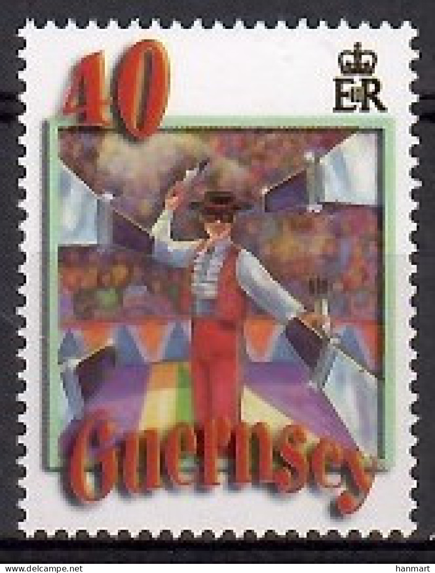 Guernsey 2002 Mi 916 MNH  (LZE3 GRN916) - Zirkus