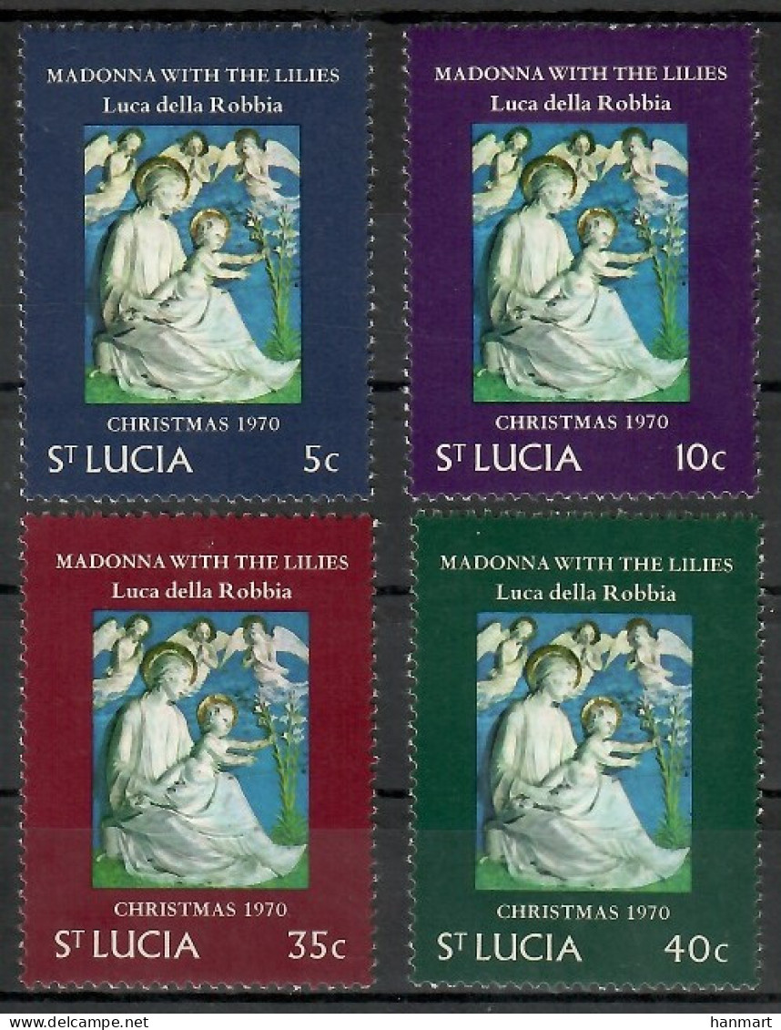 Saint Lucia 1970 Mi 278-281 MNH  (ZS2 SLC278-281) - Weihnachten