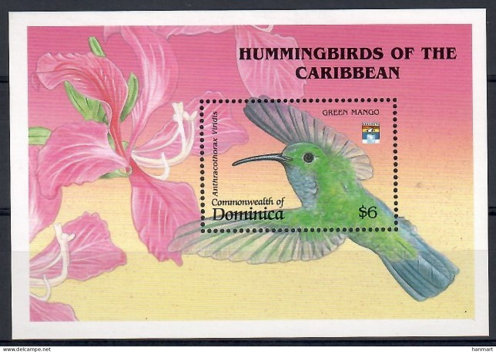 Dominica 1992 Mi Block 210 MNH  (ZS2 DMNbl210) - Autres