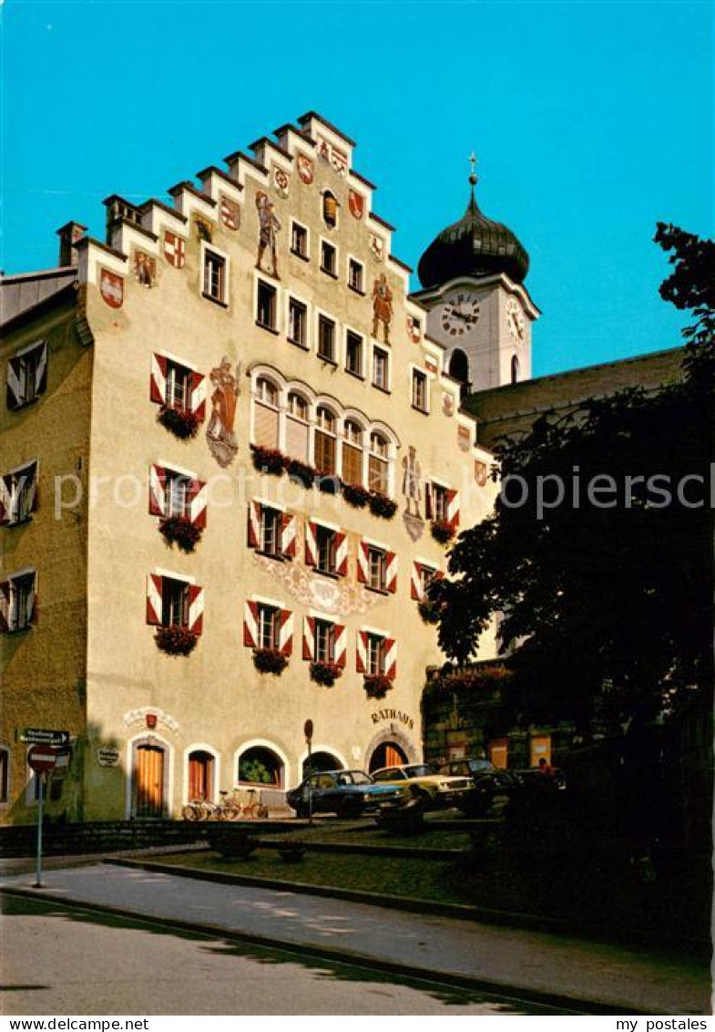 73650282 Kufstein Tirol Mittelalterliches Rathaus Unterer Stadtplatz Kufstein Ti - Autres & Non Classés