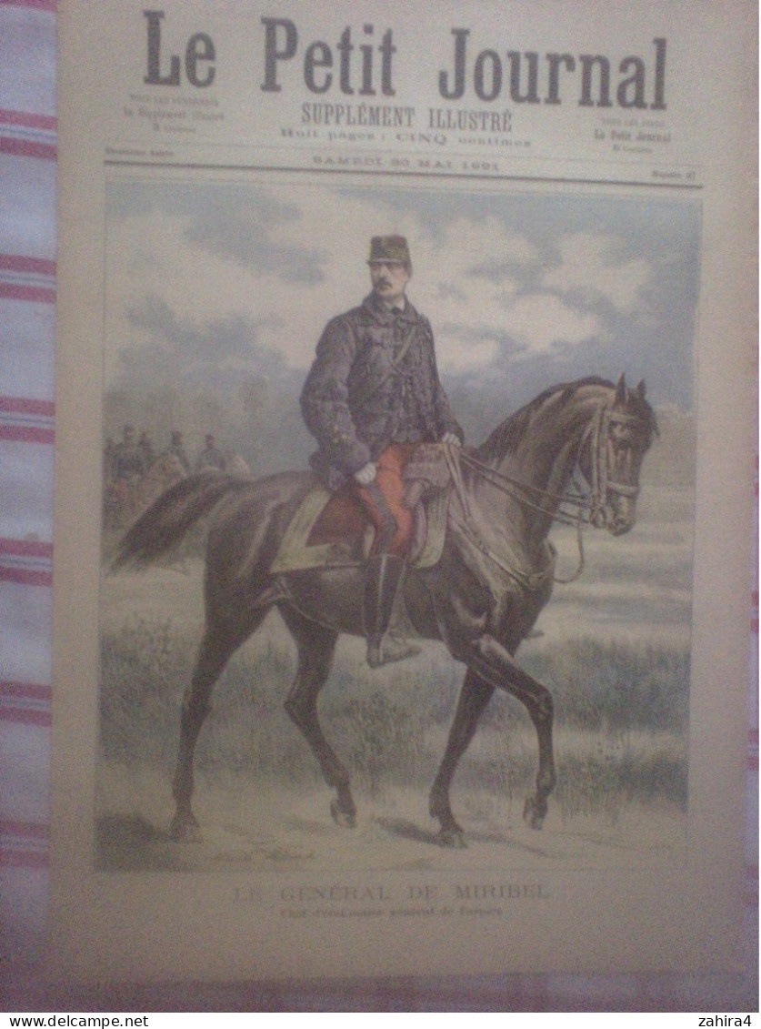 Le Petit Journal N°27 Général De Miribel à Cheval Crime D'Otsu Attentat Du Tzarevitch Chanson Les Flambeaux Lachambaudie - Tijdschriften - Voor 1900