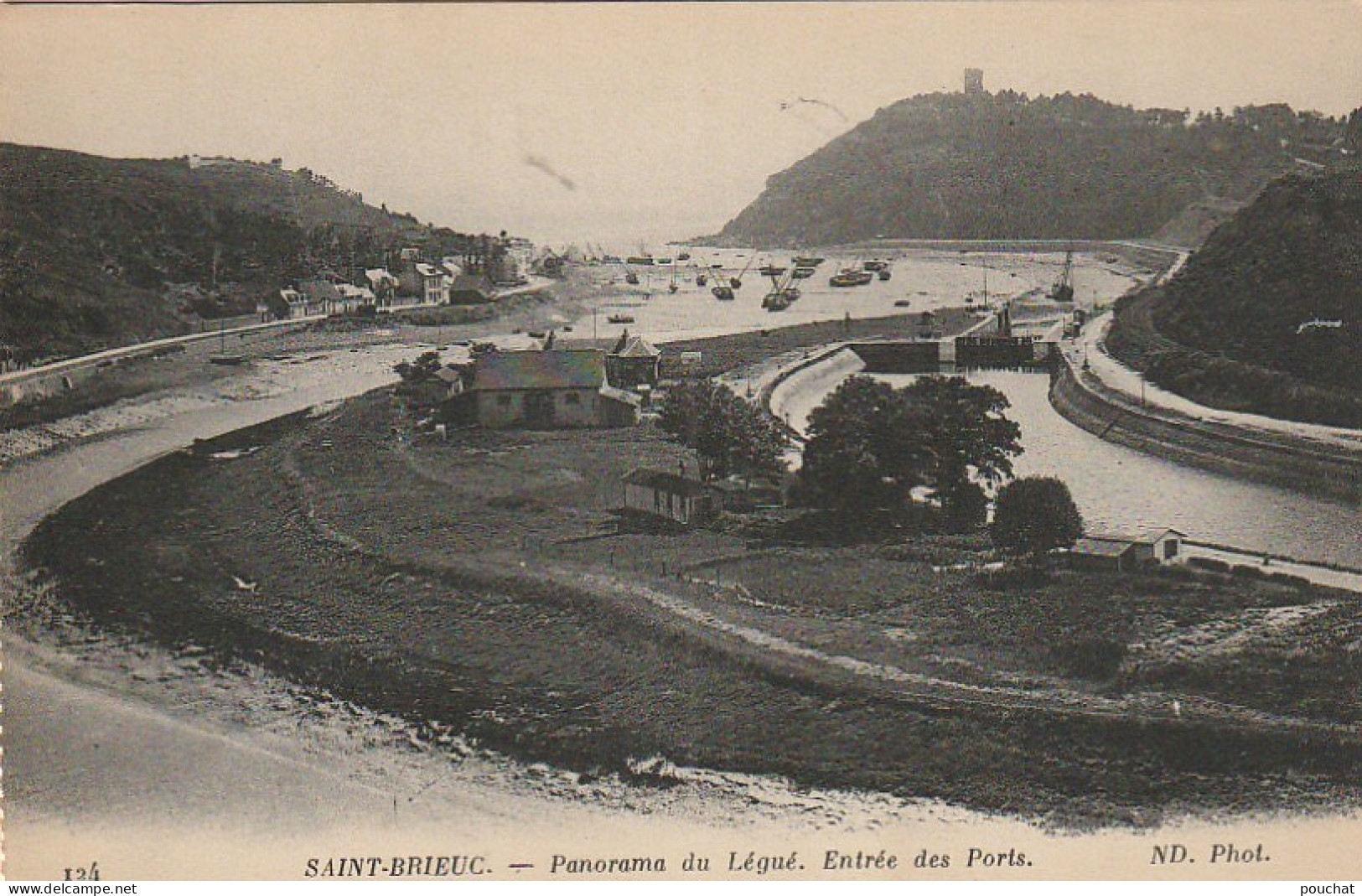 AA+ 28-(22) SAINT BRIEUC - PANORAMA DU LEGUE - ENTREE DES PORTS - TAMPON MILITAIRE - Saint-Brieuc