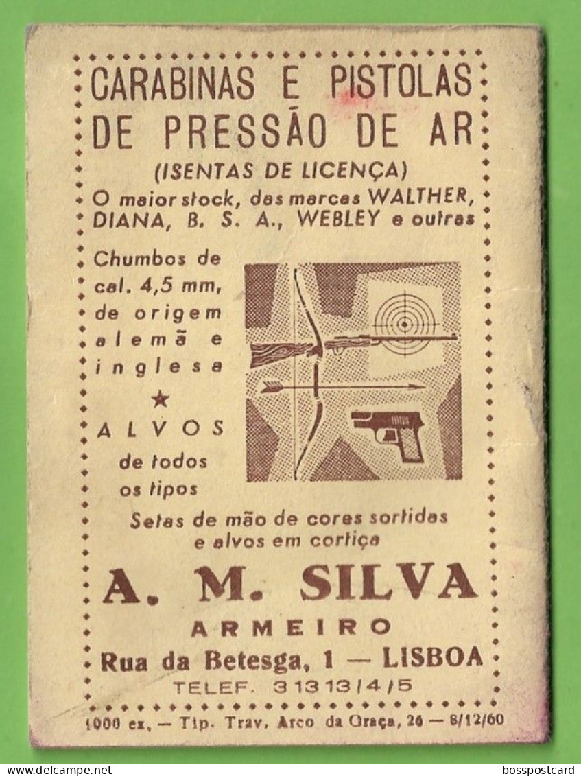 Lisboa - Calendário De 1961 De A. M. Silva - Portugal - Formato Grande : 1961-70