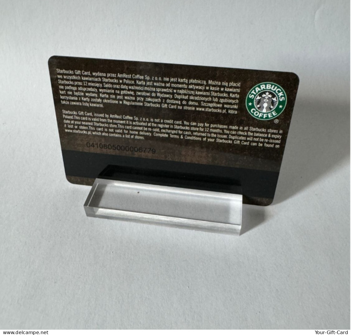 Starbucks Card Polen Furniture 2011 - Tarjetas De Regalo