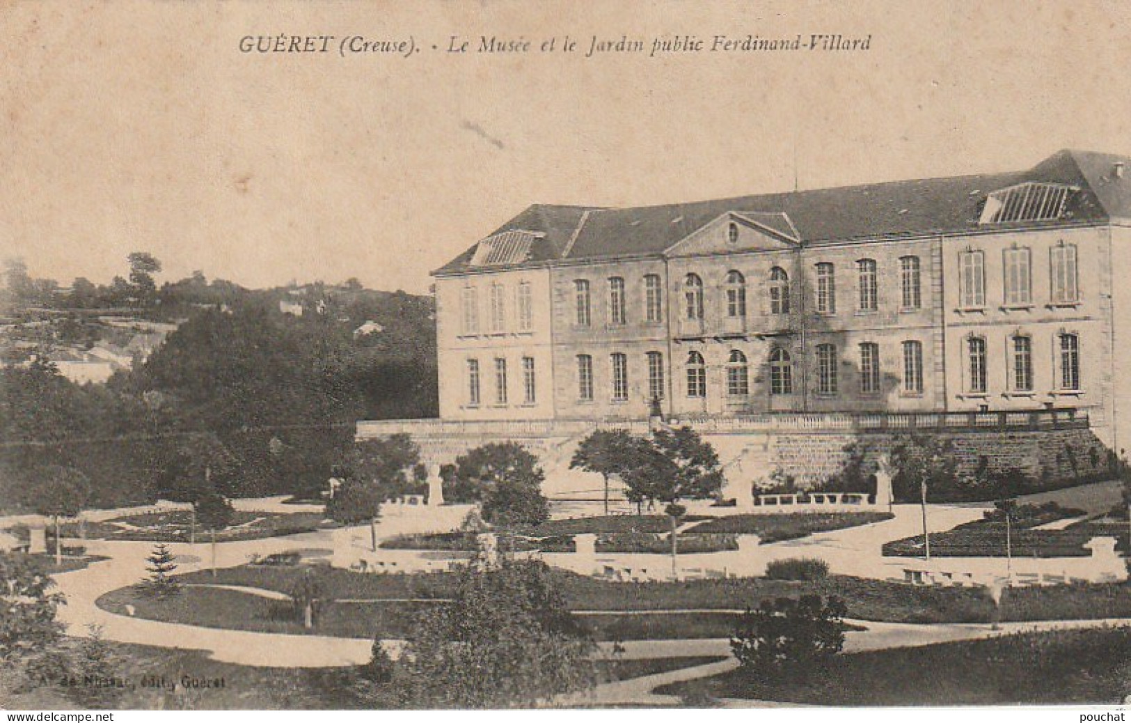 AA+ 29-(23) GUERET - LE MUSEE ET LE JARDIN PUBLIC FERDINAND VILLARD - Guéret