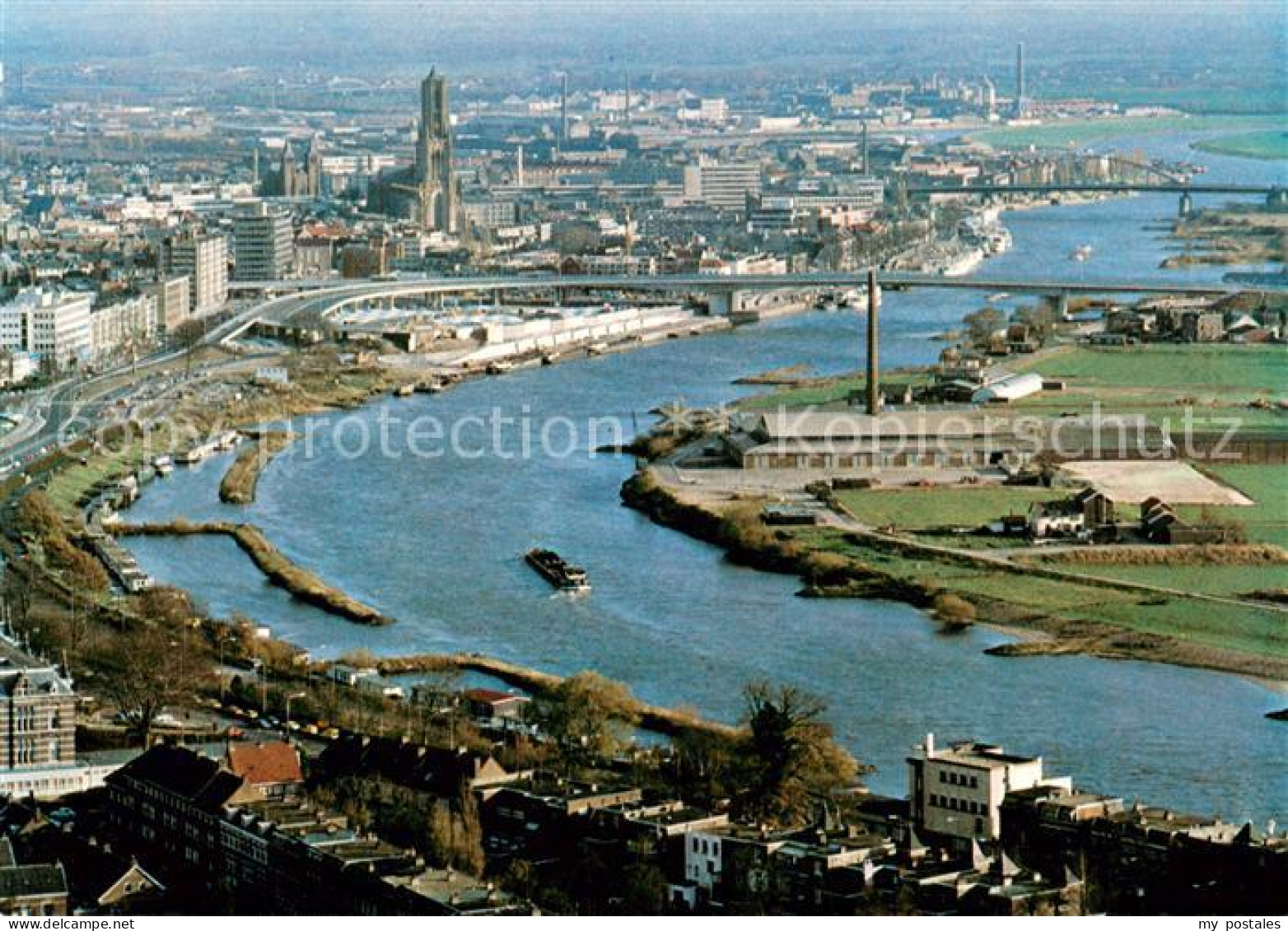 73650210 Arnhem Joh. D. Frostbrug Roermondspleinbrug Luchtopname Arnhem - Other & Unclassified