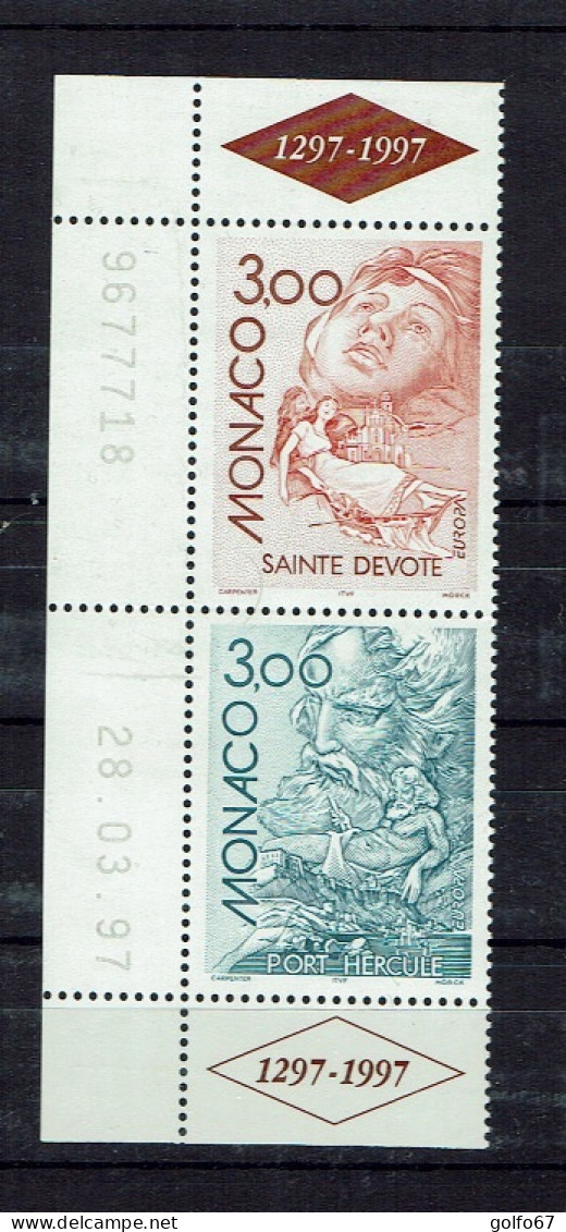 MONACO 1997 Y&T N° 2104 - 2105 NEUF** - Neufs