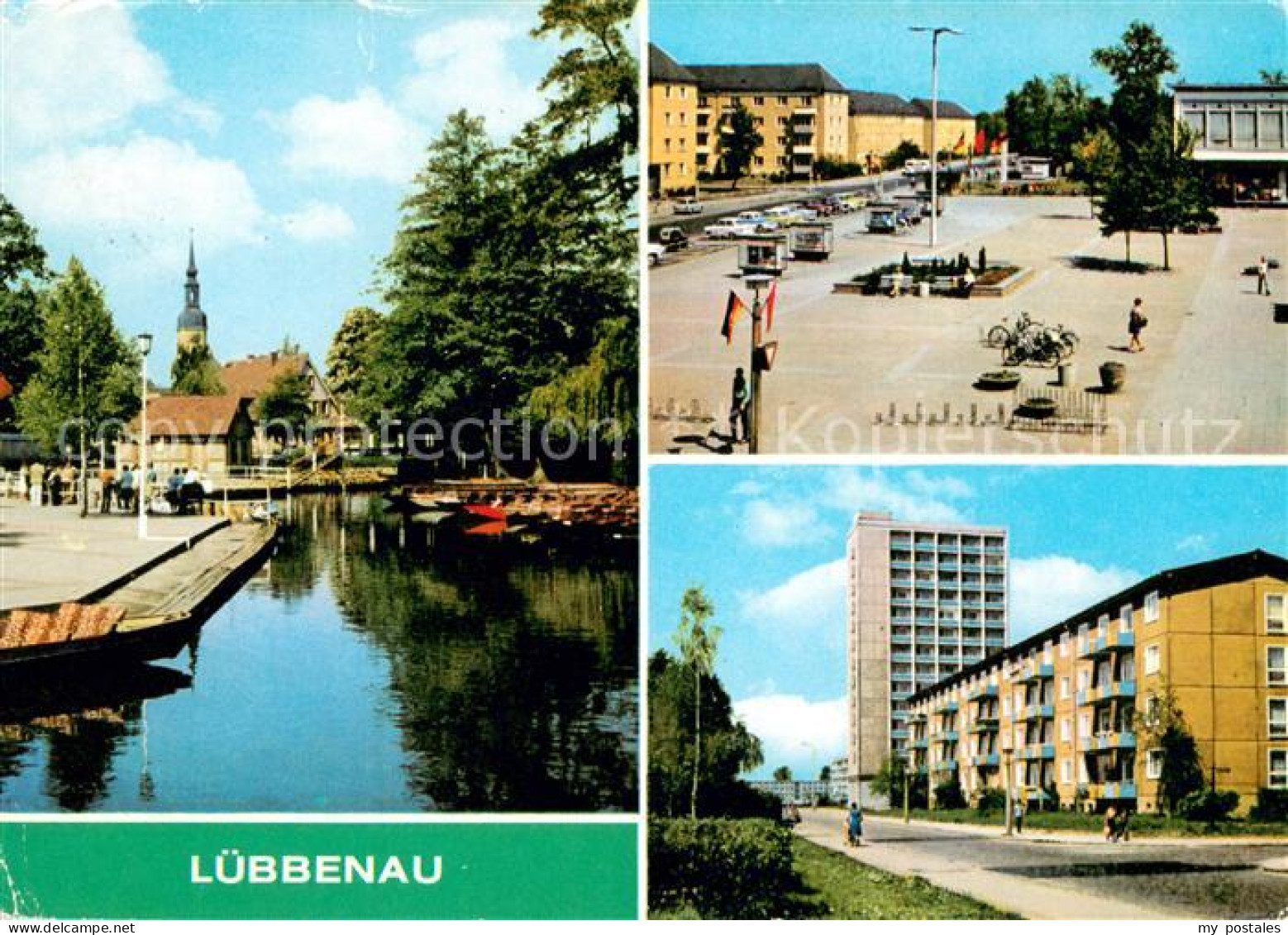 73650194 Luebbenau Spreewald Hafen Roter Platz Strasse Der Jugend Luebbenau Spre - Otros & Sin Clasificación