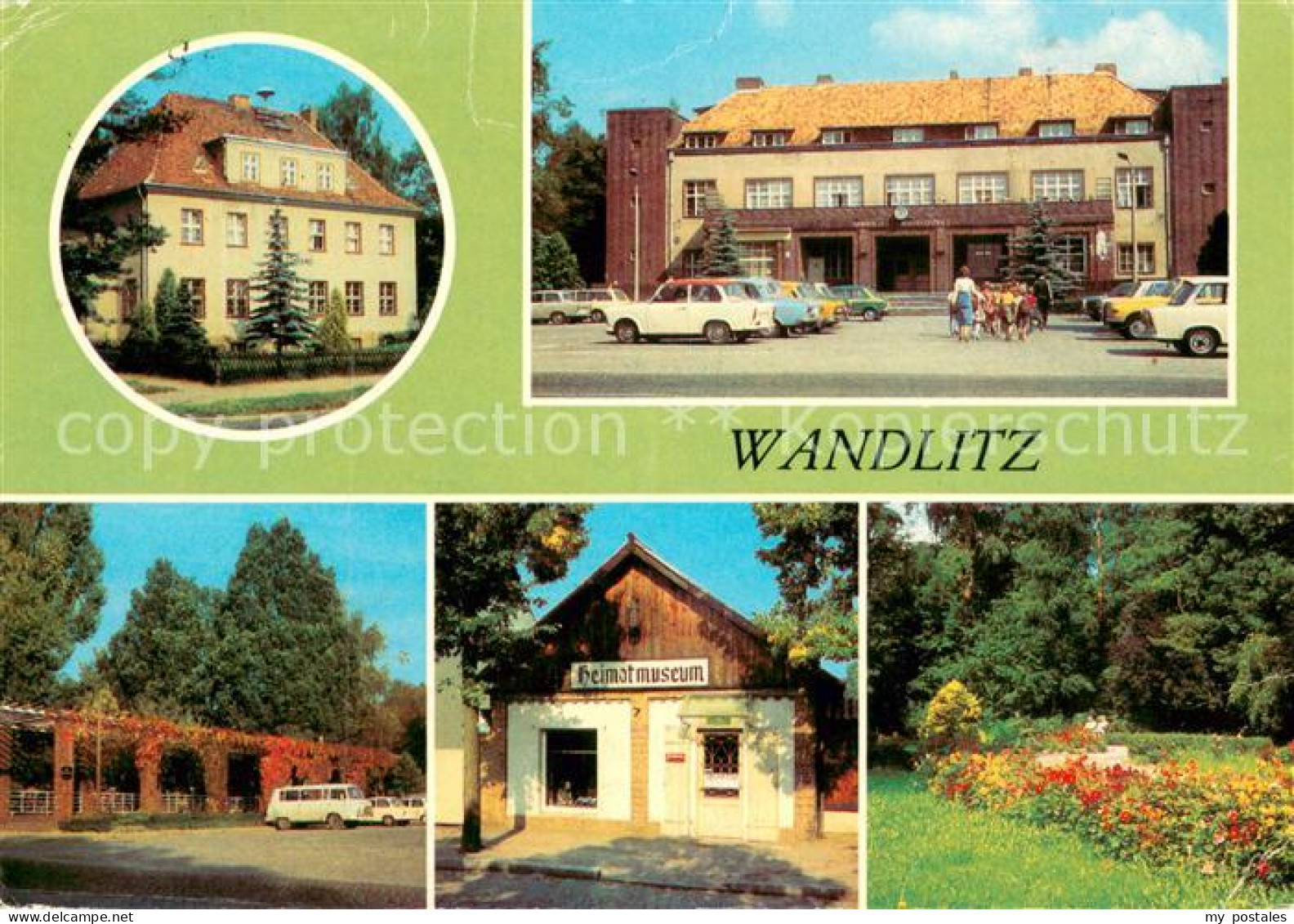 73650191 Wandlitz Postamt Bahnhof Platz Der Befreiung Heimatmuseum Parkanlage Wa - Wandlitz