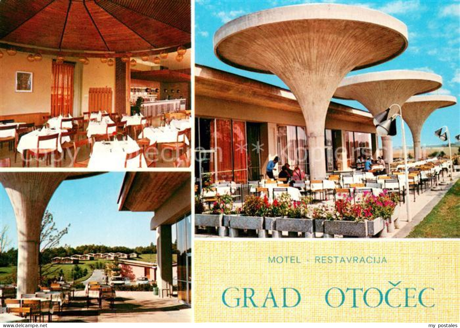 73650128 Otocec Motel Restavrcija Gastraum Terrasse Otocec - Slovénie