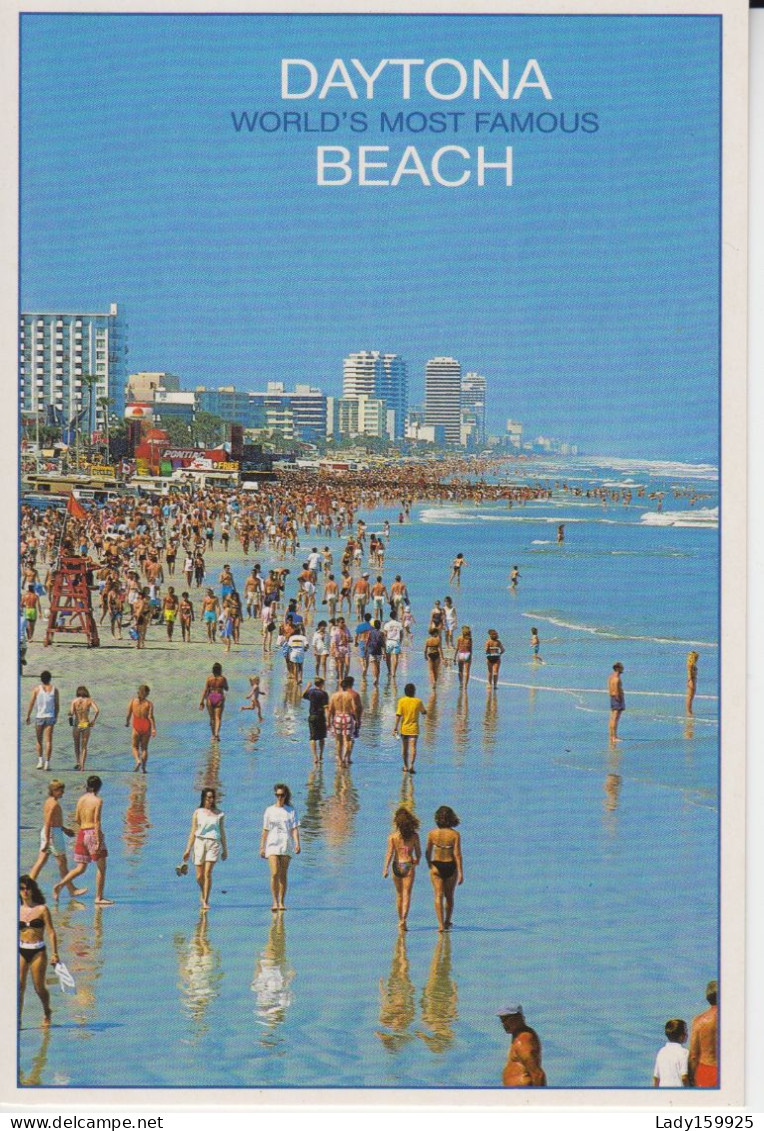 Daytona World's Most Famous Beach  Floride USA  Two-storey Building, Low Sea, Entertainment, Quay CM  2 Sc - Daytona
