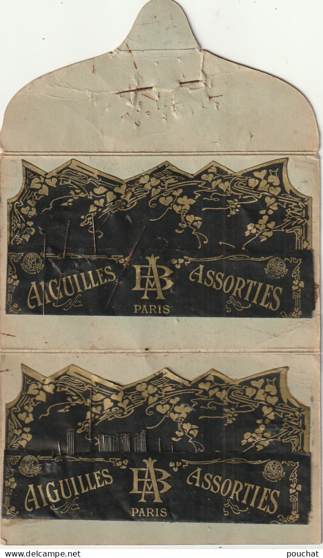 AA+ 36 - AU BON MARCHE , A. BOUCICAUT , PARIS - AIGUILLES ASSORTIES - COMPTOIR DE MERCERIE ( ENV. 40 AIGUILLES ) - Altri & Non Classificati