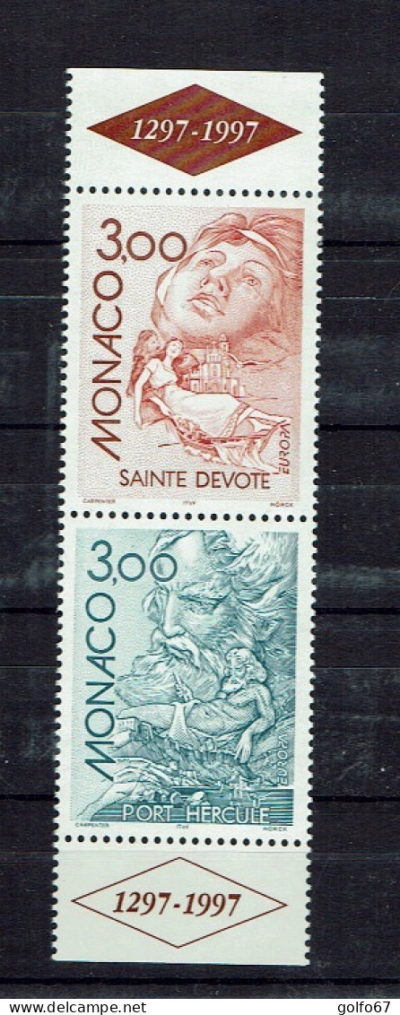 MONACO 1997 Y&T N° 2104 - 2105 NEUF** - Unused Stamps