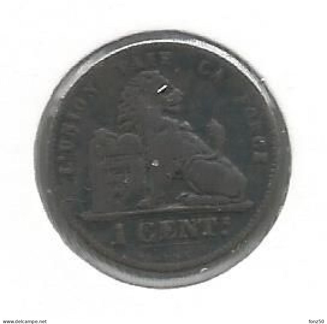 LEOPOLD II * 1 Cent 1882 Frans * Prachtig * Nr 12920 - 2 Centimes