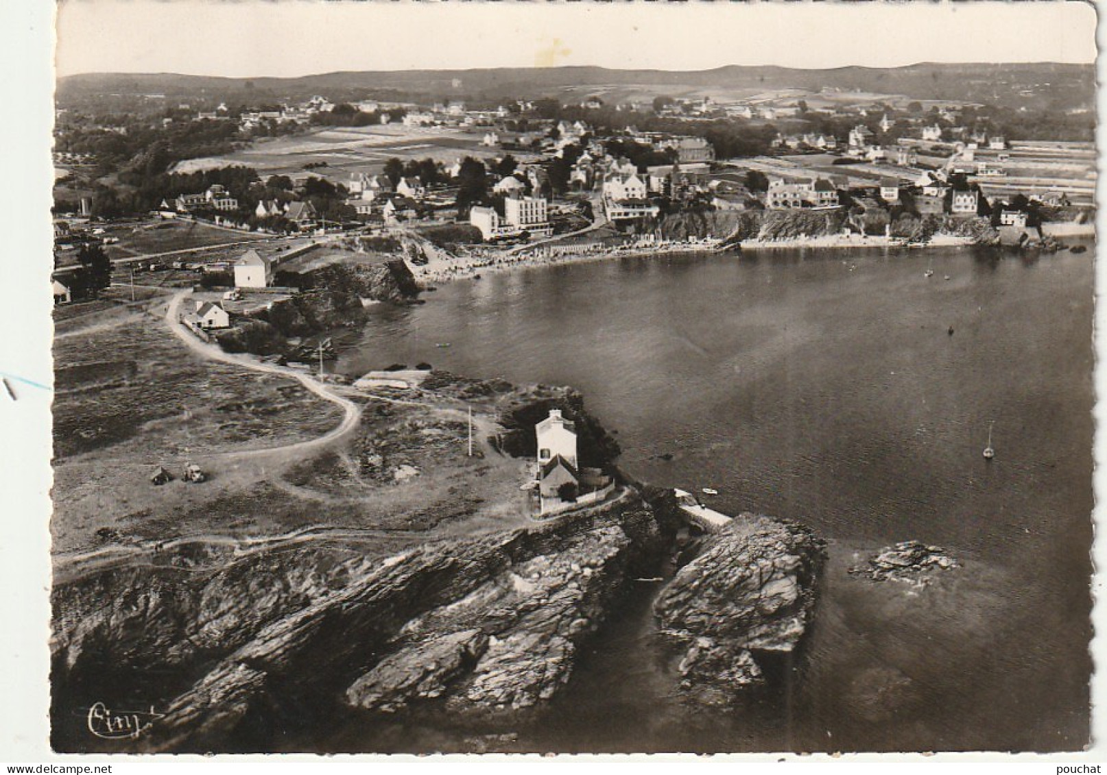 AA+ 38-(29) LE POULDU - VUE AERIENNE DE LA PLAGE - Le Pouldu