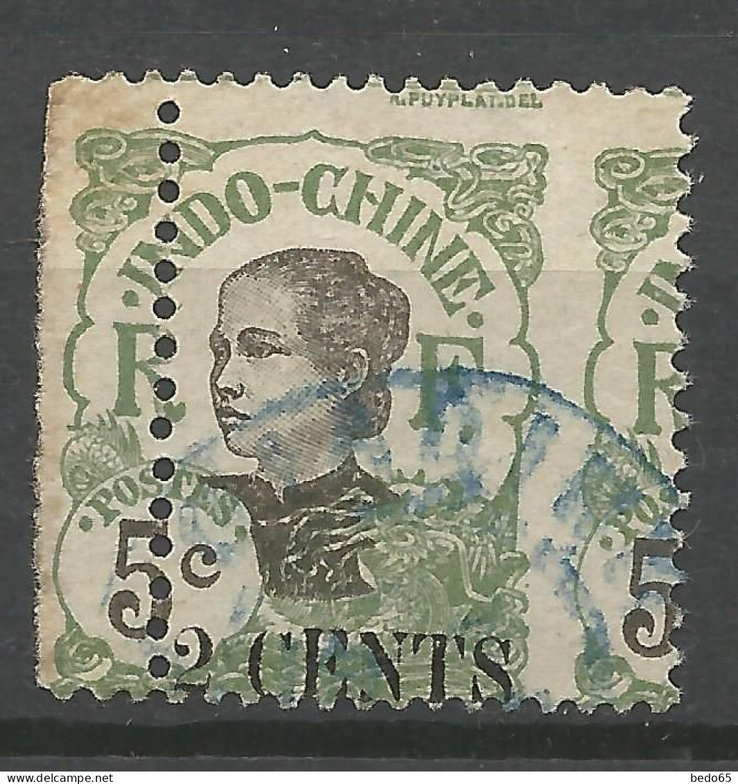 INDOCHINE N° 75 Piquage à Cheval OBL / Used - Used Stamps