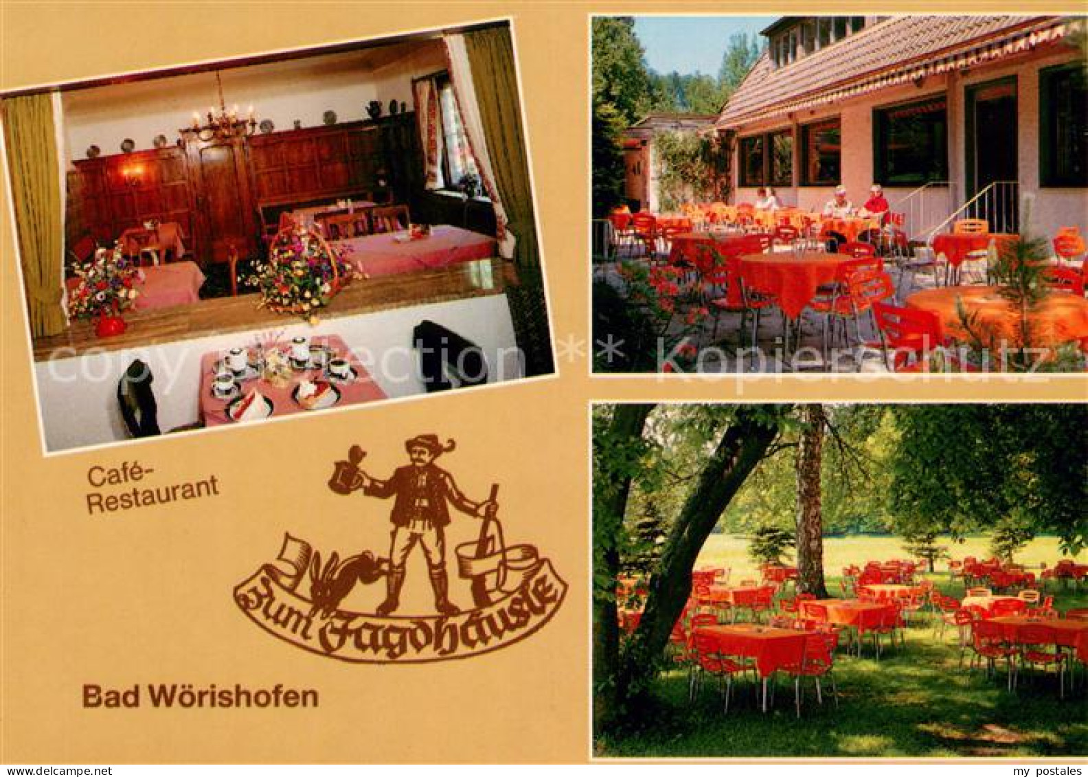 73650043 Bad Woerishofen Cafe Restaurant Zum Jagdhaeusle Gaststube Gartenterrass - Bad Woerishofen