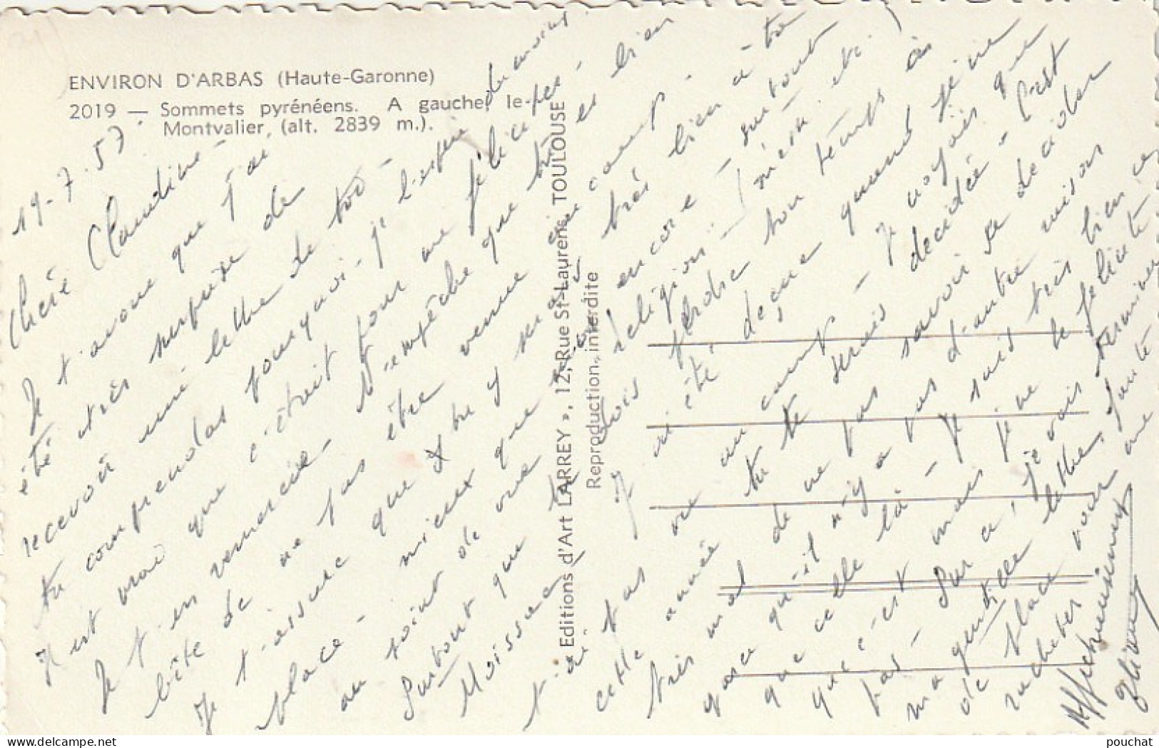 AA+ 40-(31) ENVIRON D'ARBAS - A GAUCHE LE MONT VALIER - Other & Unclassified