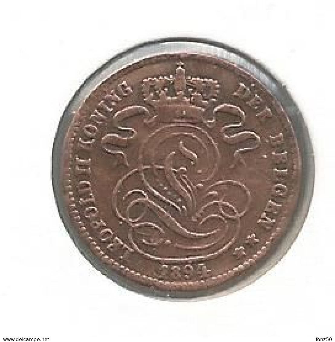 LEOPOLD II * 1 Cent 1894 Vlaams * Z.Fraai / Prachtig * Nr 12922 - 1 Centime