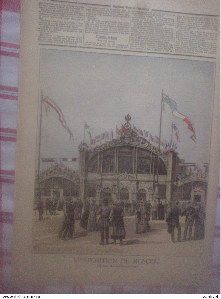 Le Petit Journal 25 Drame En Chemin De Fer Affaire Montmoreau Expo De Moscou Façade Chanson Le Printemps Veut Qu'on Aime - Revues Anciennes - Avant 1900