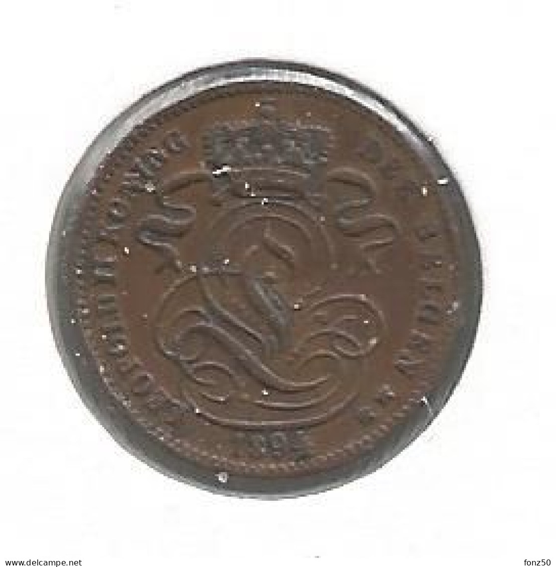 LEOPOLD II * 1 Cent 1894 Vlaams * Prachtig * Nr 12923 - 1 Cent