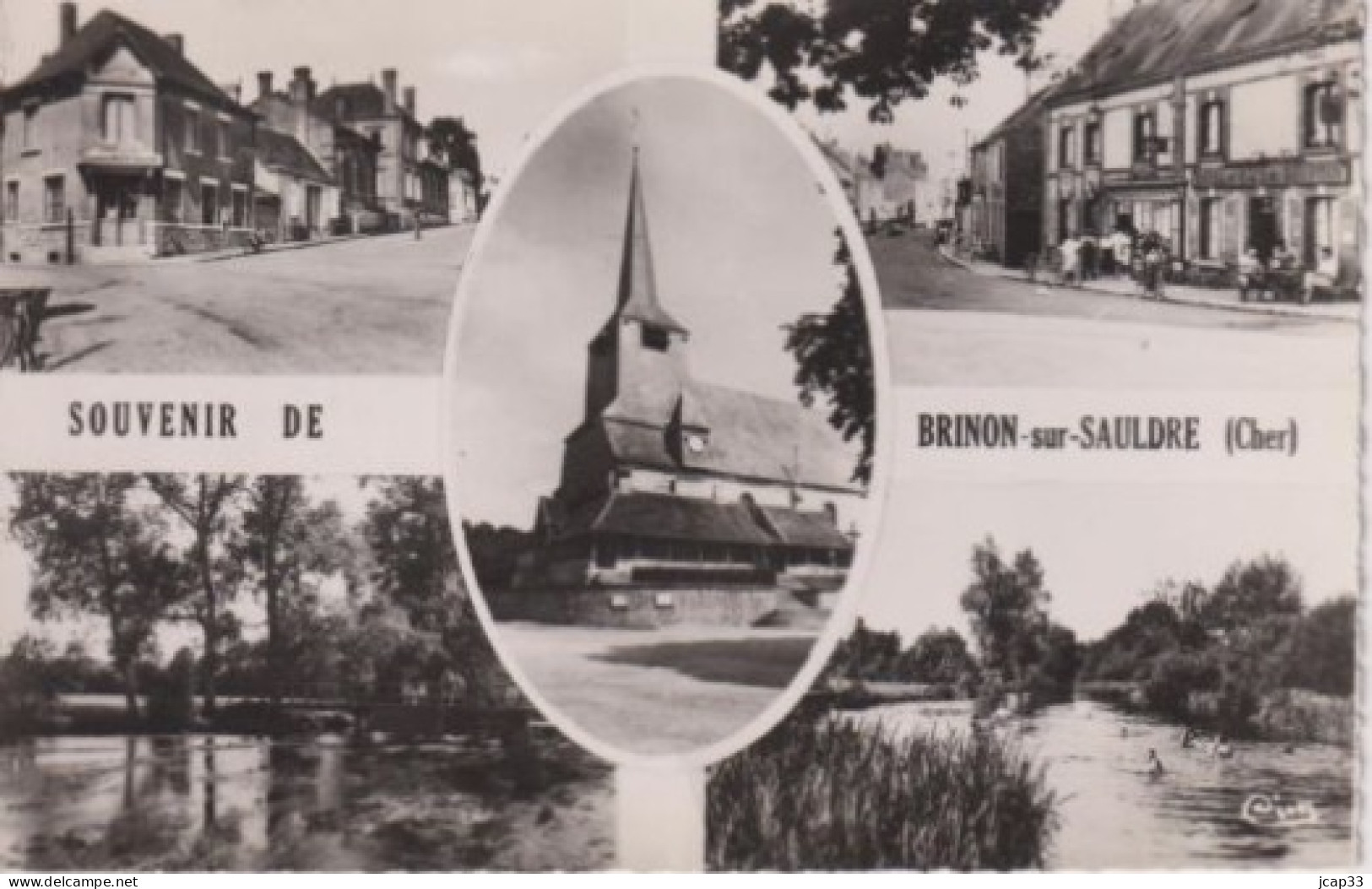 18 SOUVENIR DE BRINON SUR SAULDRE  -  MULTIVUES  -  CPSM PF  - - Brinon-sur-Sauldre