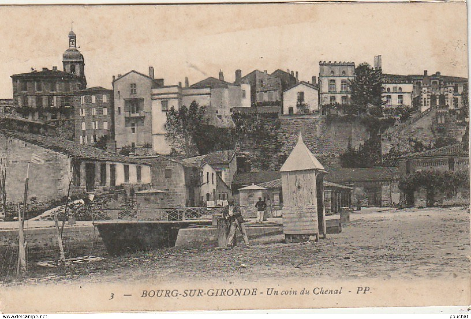 AA+ 45-(33) BOURG SUR GIRONDE - UN COIN DU CHENAL - Otros & Sin Clasificación