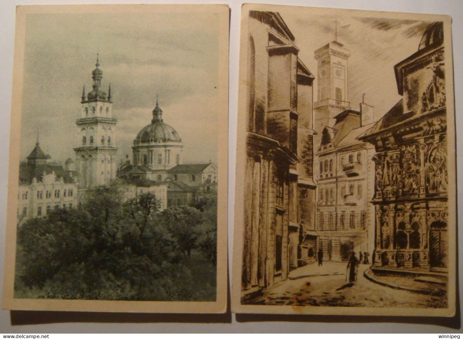 Lwow.Lemberg.Lot Of 6.Atlas &WWII X5.German Occupation.Ludwik Tyrowicz.Poland.Ukraine - Ukraine