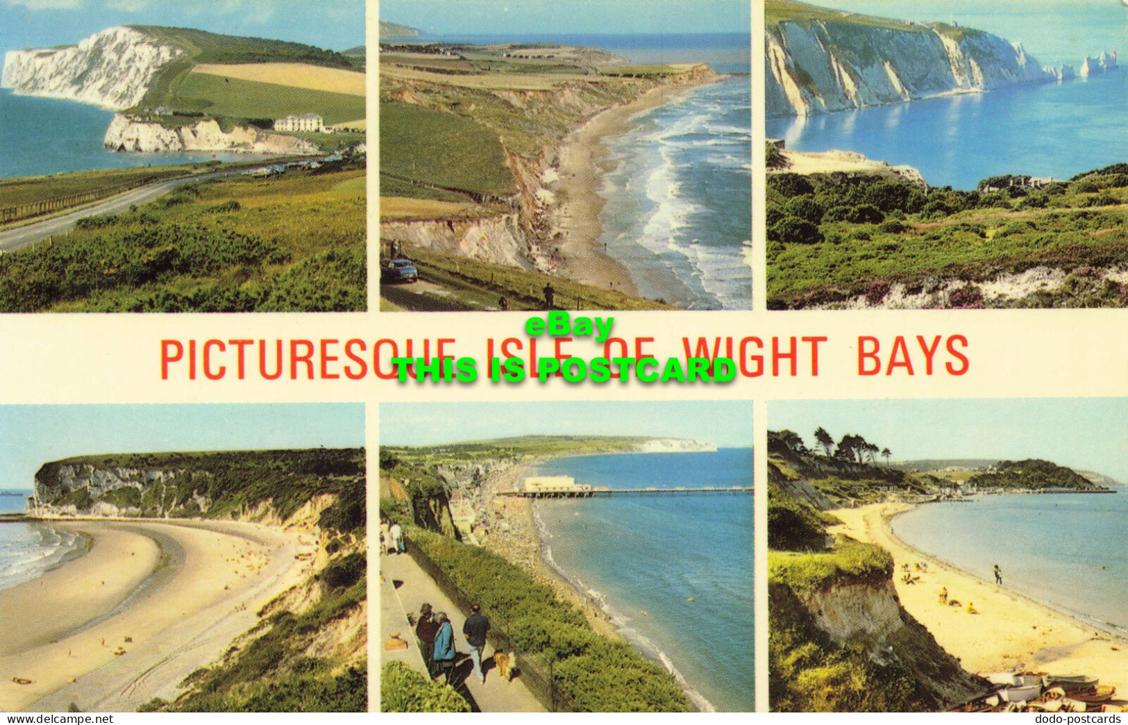 R579542 Picturesque Isle Of Wight Bays. Freshwater Bay. Compton Bay. Alum Bay. W - Monde