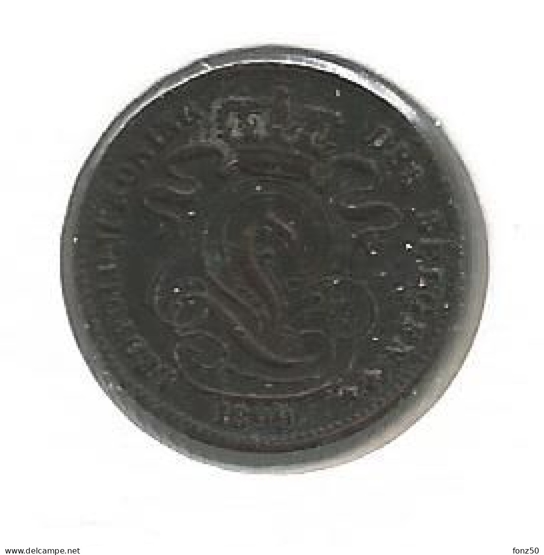 LEOPOLD II * 1 Cent 1899 Vlaams * F D C * Nr 12925 - 1 Centime
