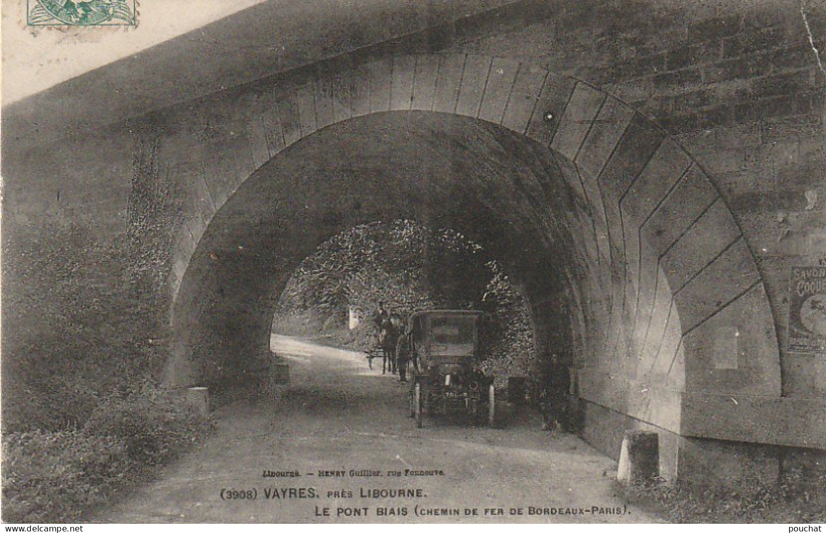 AA+ 46-(33) VAYRES , PRES LIBOURNE - LE PONT BIAIS - AUTOMOBILE - Otros & Sin Clasificación