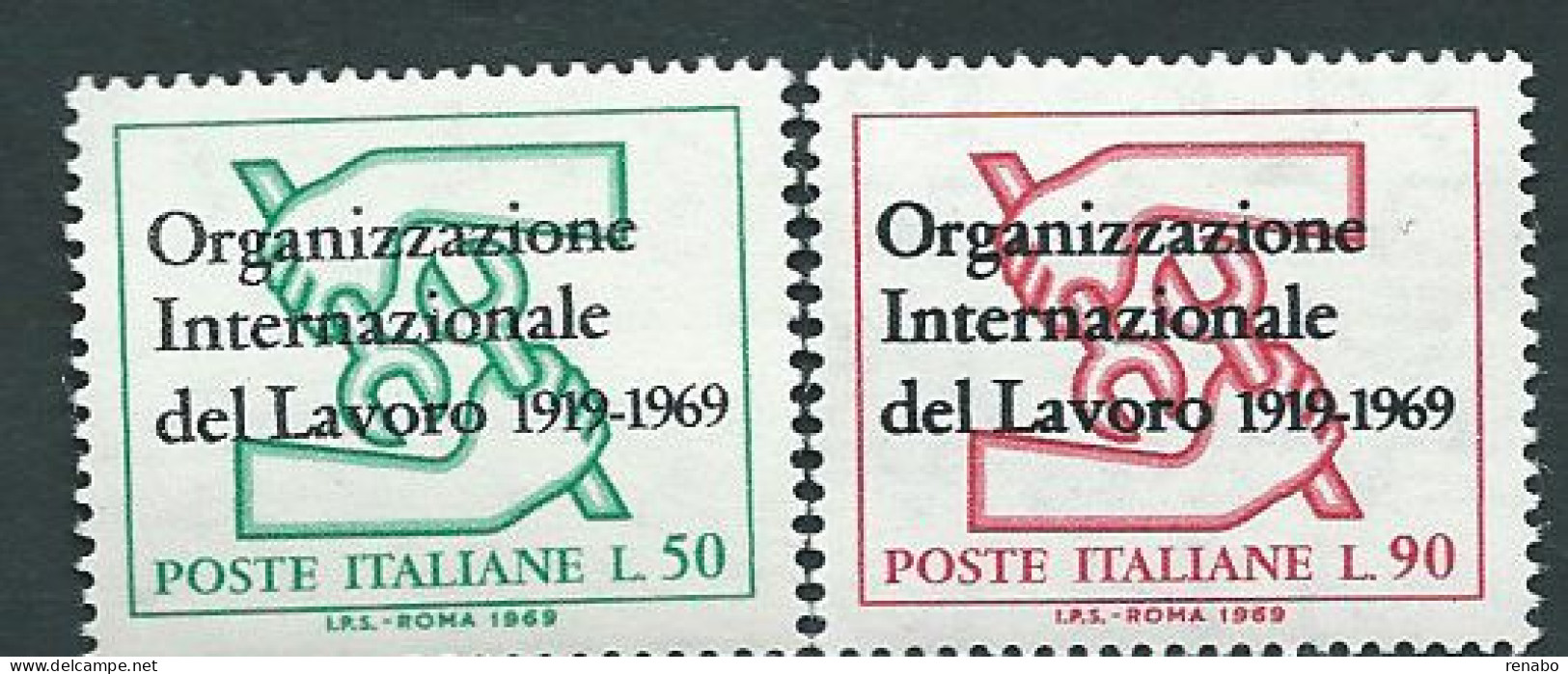 Italia 1969; Organizzazione Internazionale Del Lavoro. Serie Completa - 1961-70: Ungebraucht