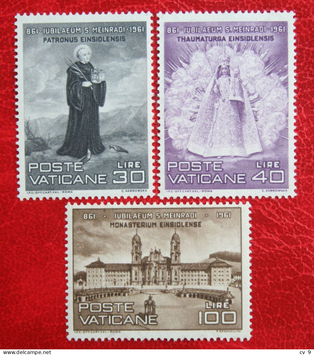 READ  Saint Meinrad / Monestry Einsiedeln 1961 Mi 363-365 Yv 316-318 POSTFRIS / MNH / ** VATICANO VATICAN VATICAAN - Neufs