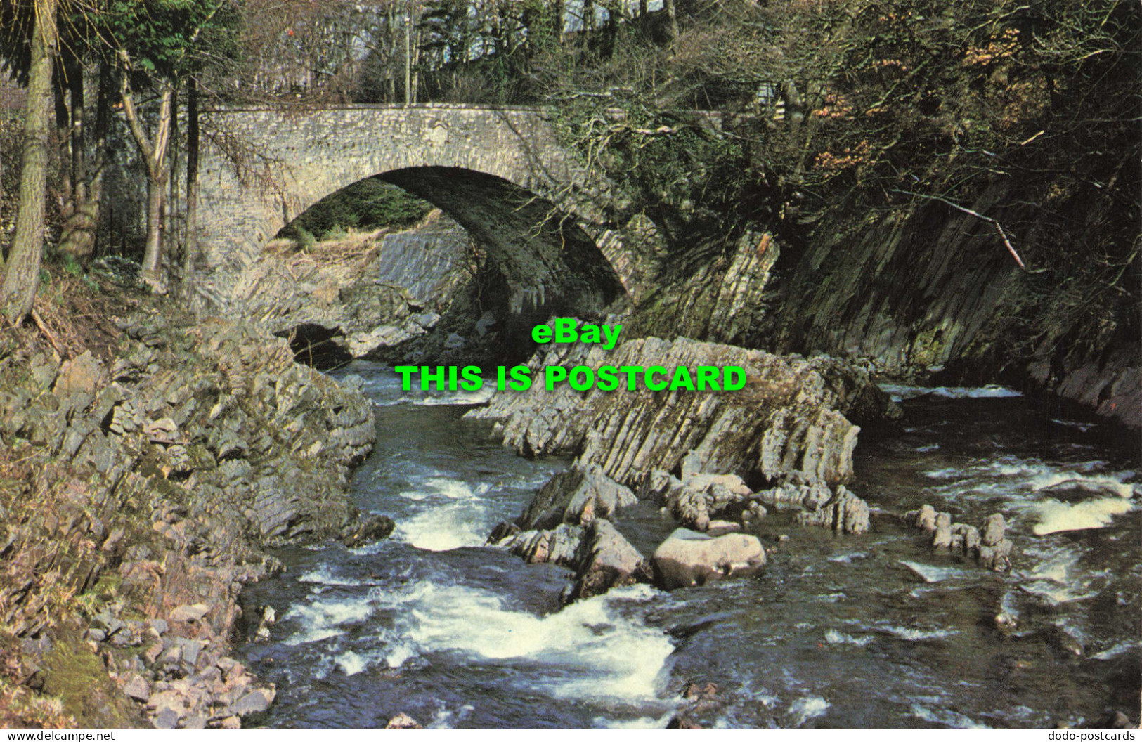 R579548 The River And Bridge. Ettrick Bridge. Photo Precision Limited. 1984 - Monde