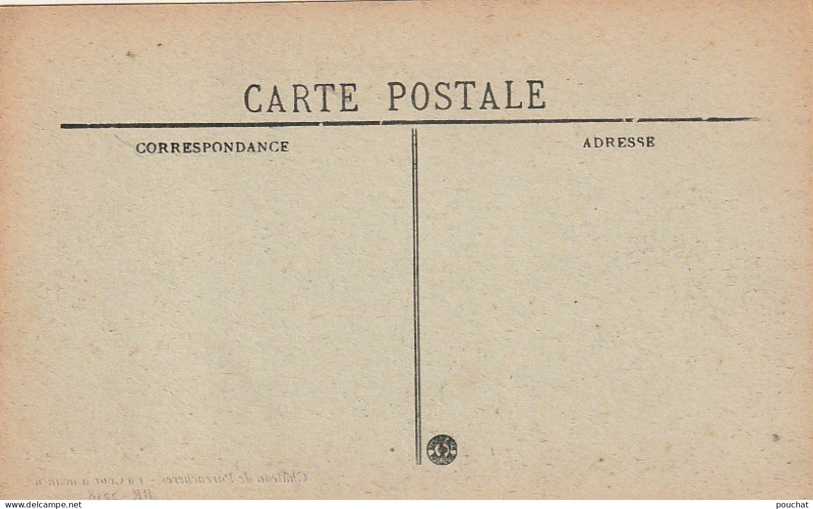 AA+ 46-(33) ENVIRONS DE STE FOY LA GRANDE - CHATEAU DE PARENCHERES  ( PARENCHERE ) - LA COUR D'HONNEUR - Otros & Sin Clasificación