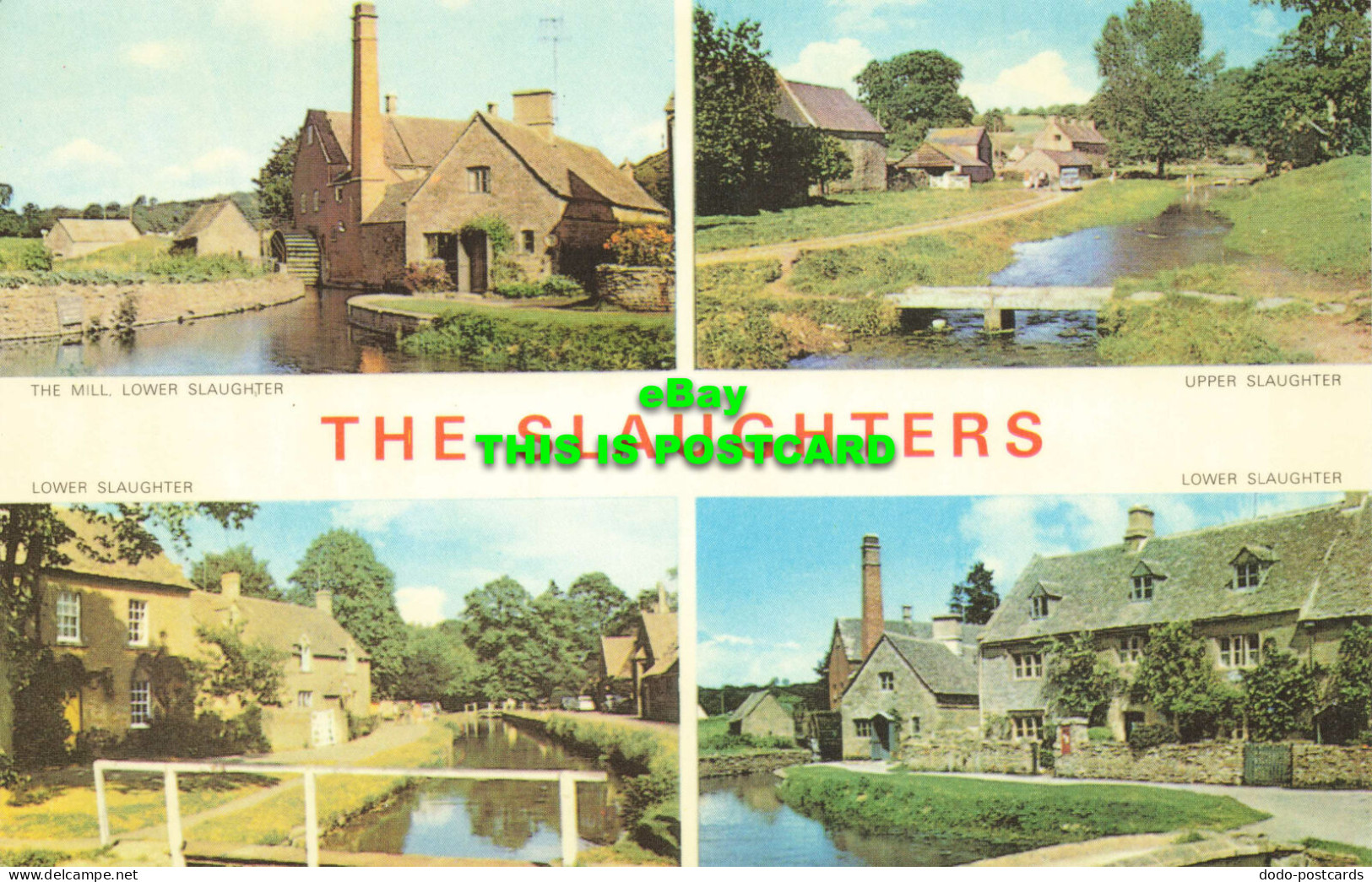 R579552 The Slaughters. Lower Slaughter. The Mill. Upper Slaughter. Jarrold. Mul - Monde