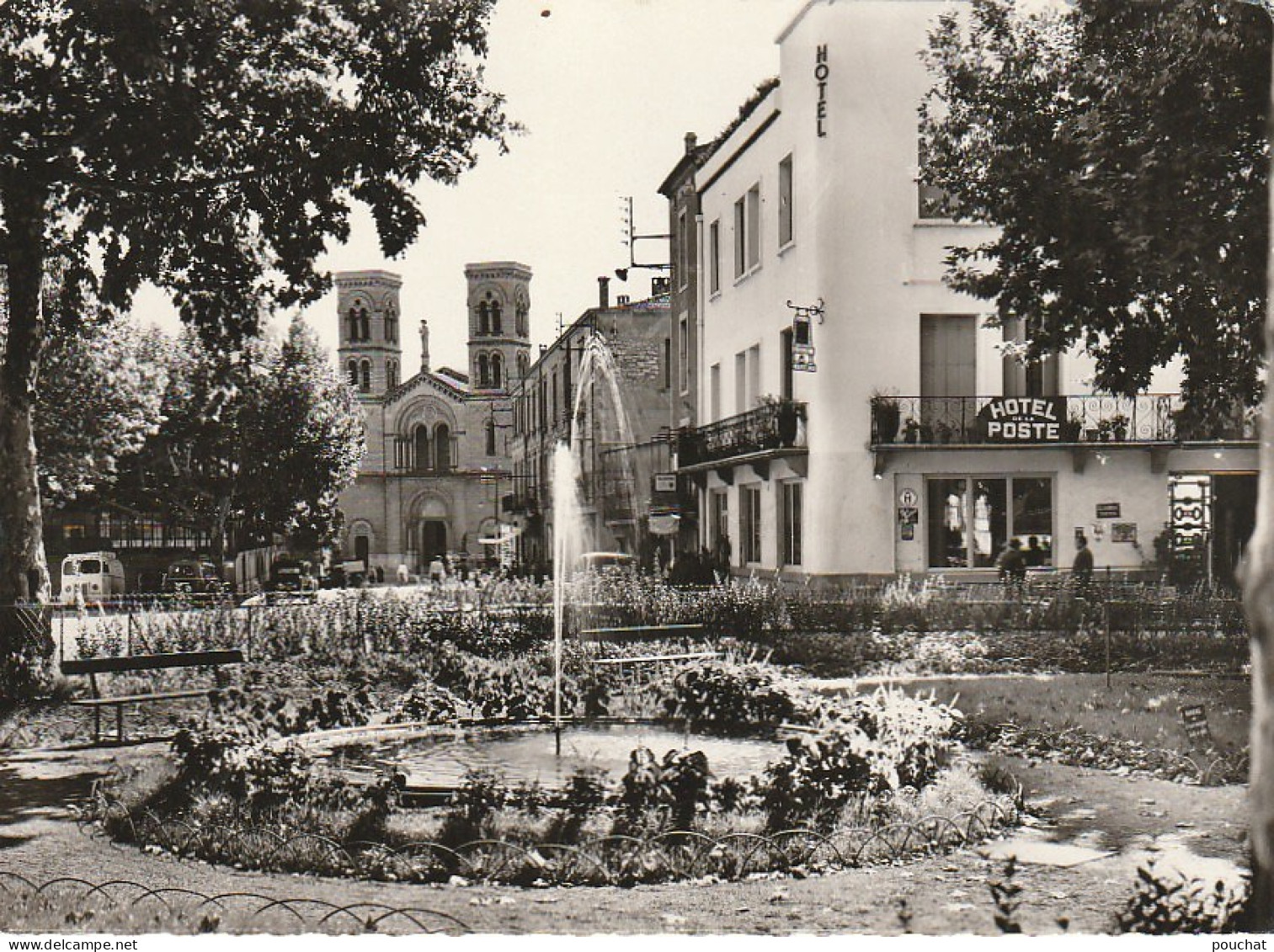 AA+ 47-(34) GANGES - JARDIN DU PLAN DE L'ORMEAU ET HOTEL DE LA POSTE - Ganges