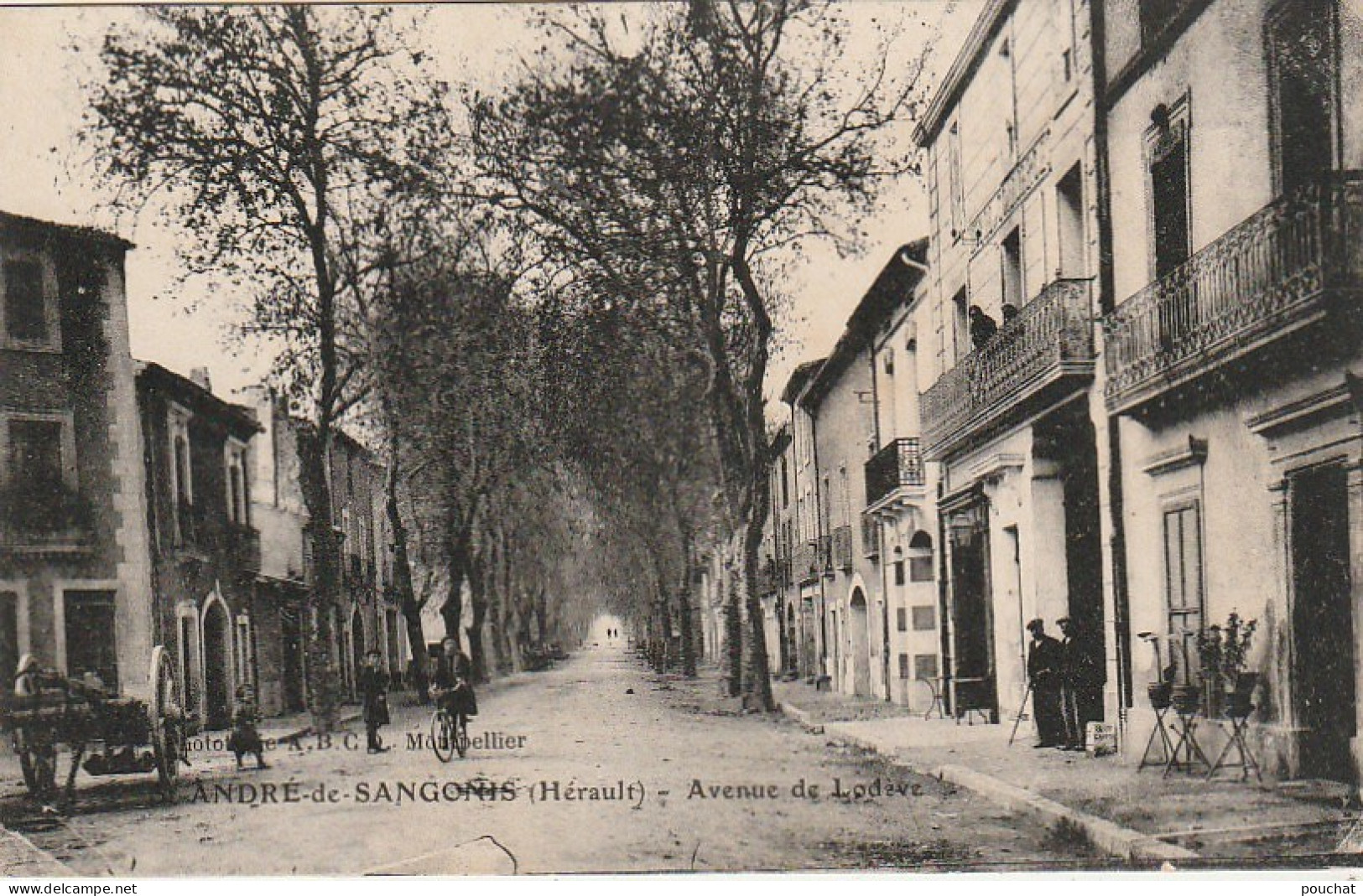 AA+ 47-(34) ST ANDRE DE SANGONIS - AVENUE DE  LODEVE - ANIMATION - VILLAGEOIS - Other & Unclassified