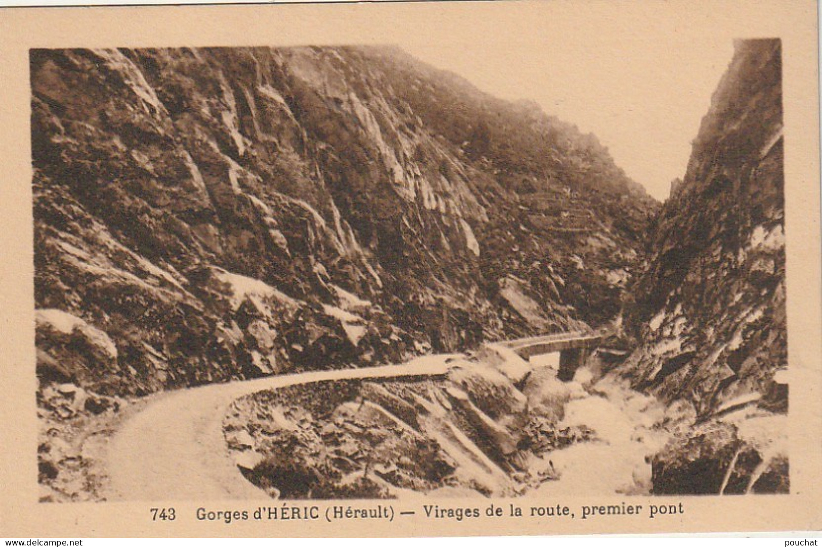 AA+ 47-(34) GORGES D'HERIC - VIRAGES DE LA ROUTE , PREMIER PONT - Otros & Sin Clasificación