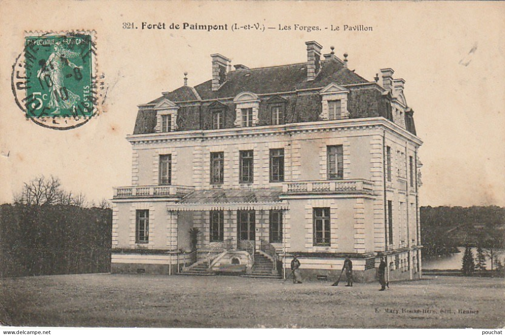 AA+ 48-(35) FORET DE PAIMPONT - LES FORGES - LE PAVILLON - ANIMATION - Paimpont