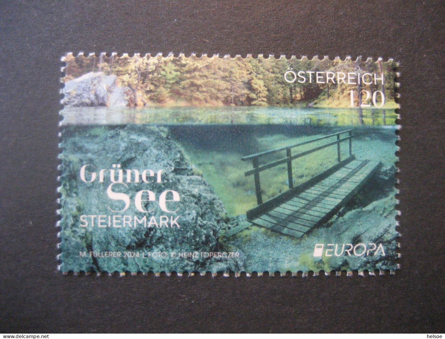 Österreich 2024/05- Europa 2024 - Grüner See, Nennwert 120 Ct. Ungebraucht - Neufs