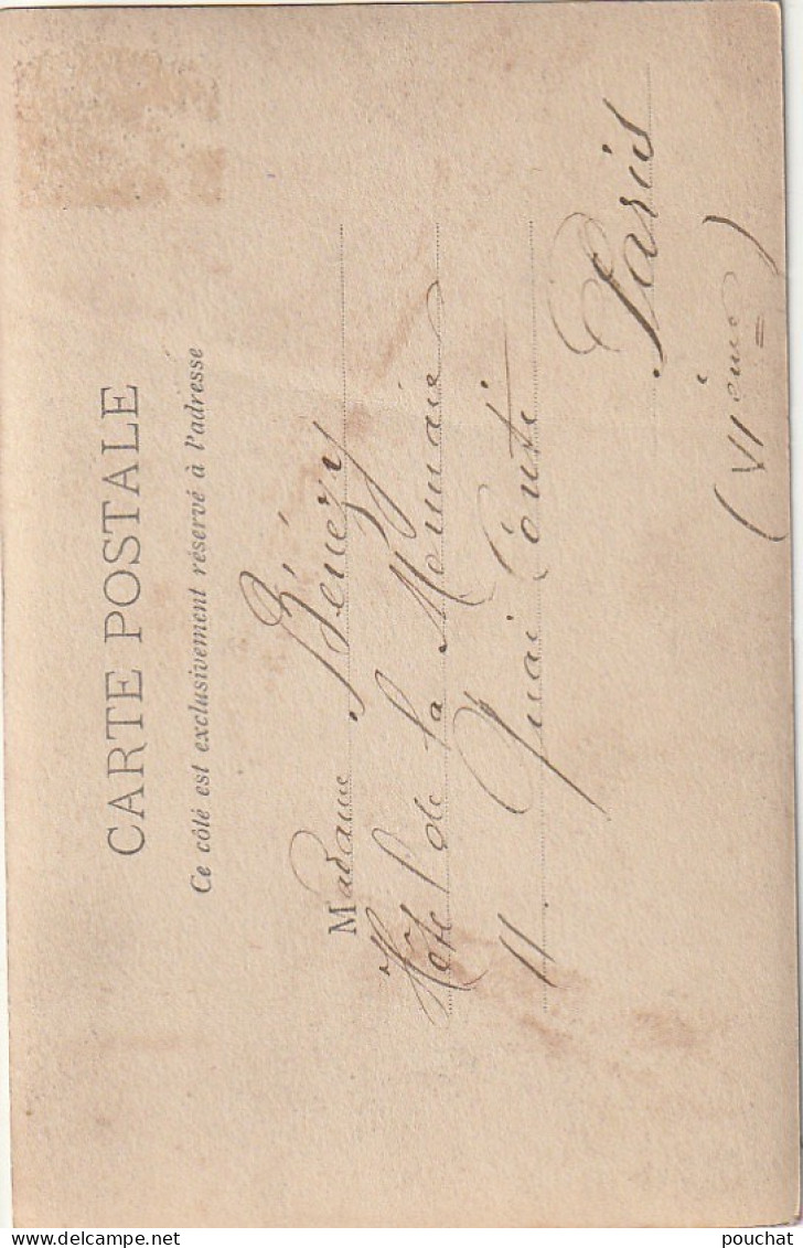 AA+ 49- DELNA  - CANTATRICE - ARTISTE FEMME - CORRESPONDANCE 1901 - Entertainers