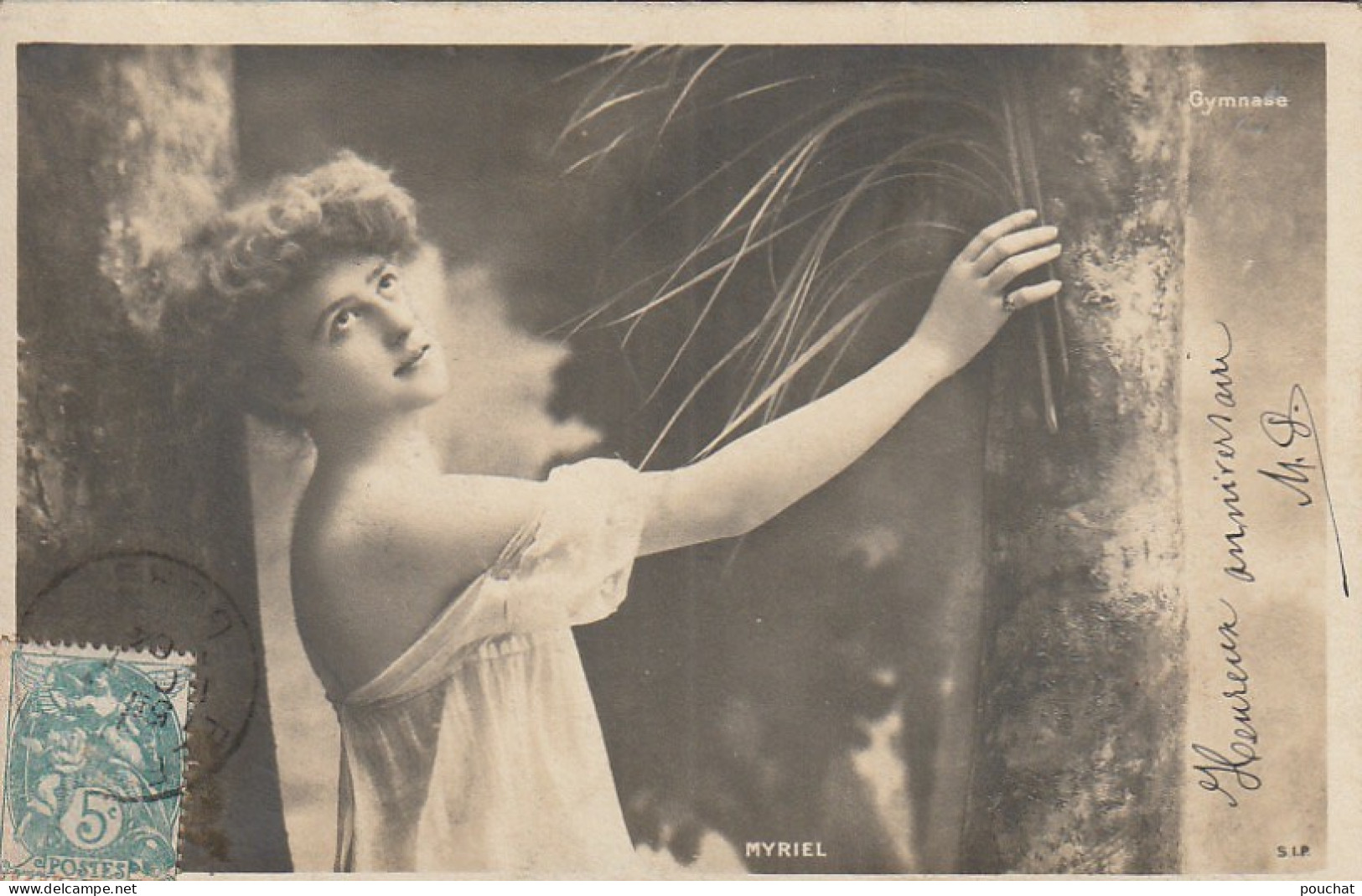 AA+ 49- MYRIEL - THEATRE DU GYMNASE - ARTISTE FEMME - CORRESPONDANCE 1904 - Artistas