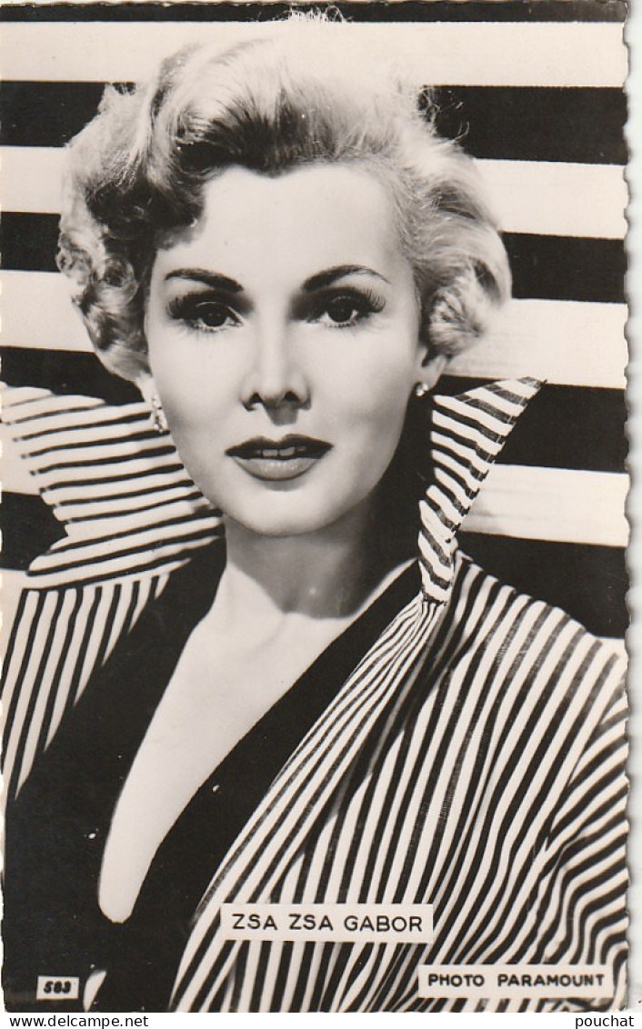 AA+ 49- ZSA ZSA GABOR - PORTRAIT DE L'ACTRICE - PHOTO PARAMOUNT - Actors