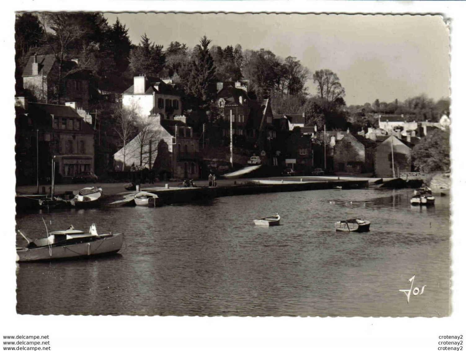 29 PONT AVEN N°4521 Quais De L'Aven Café De La Marine VOIR ZOOM Voiture Marque ? Renault Frégate Ford Vedette VOIR DOS - Pont Aven