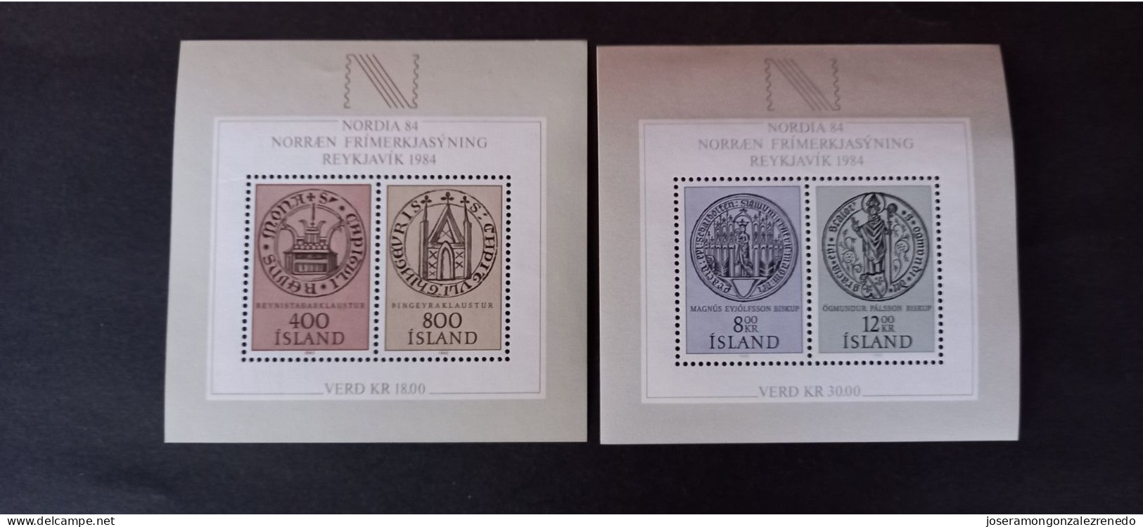 Islandia. Cat.ivert. Hb.4/5.año1982/3XX. - Unused Stamps