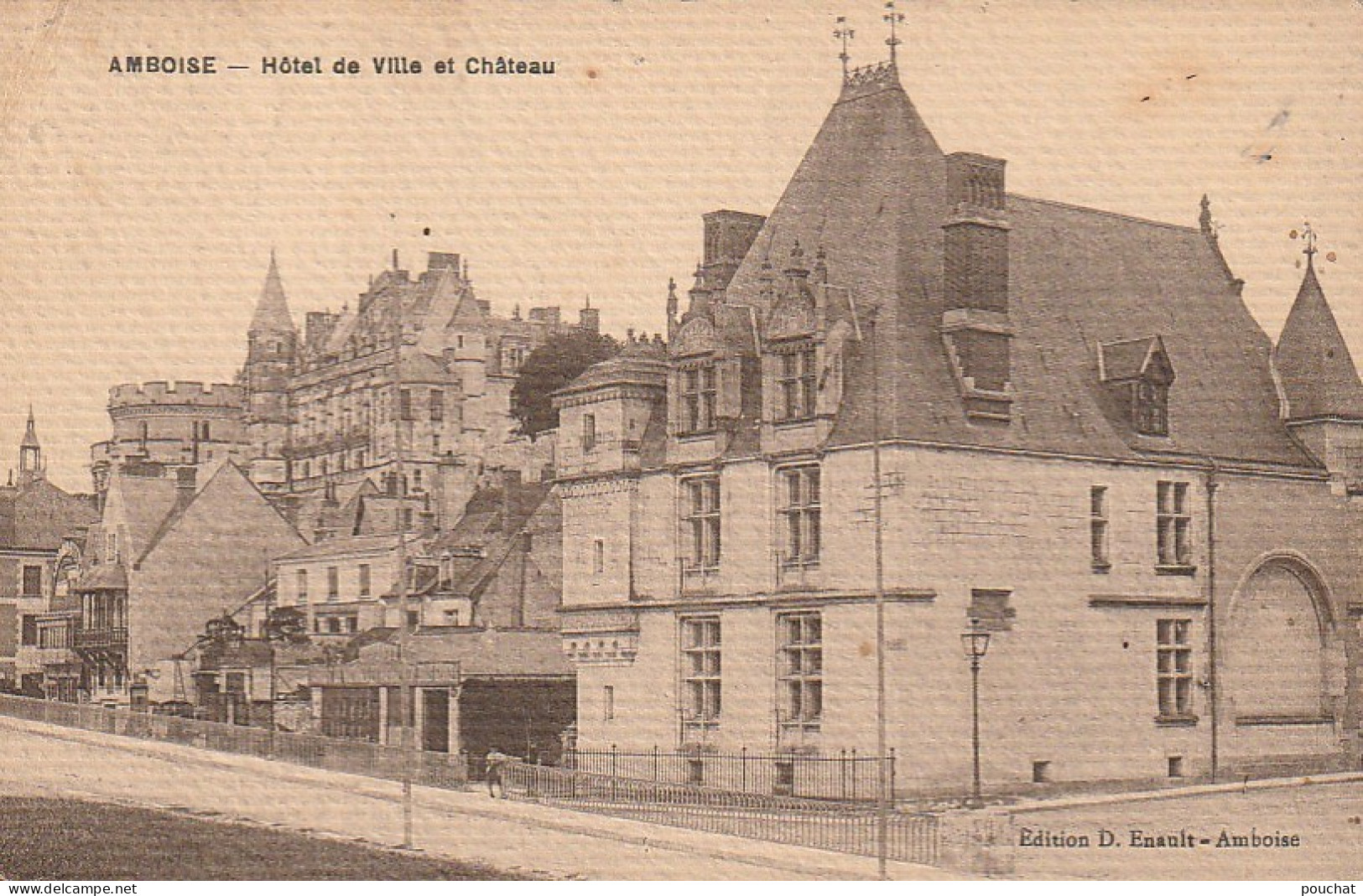 AA+ 53-(37) AMBOISE - HOTEL DE VILLE ET CHATEAU - Amboise