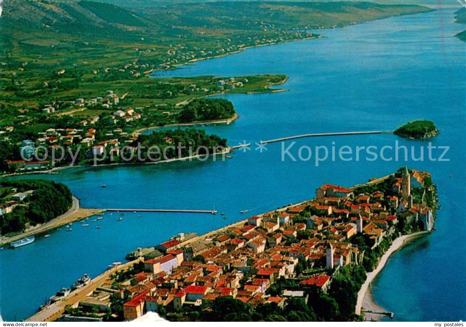 73649817 Rab Croatia Halbinsel Fliegeraufnahme Rab Croatia - Croacia